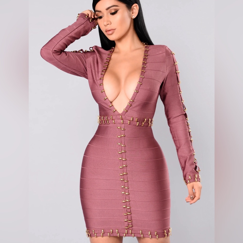Fashionnova Bandage dress - S